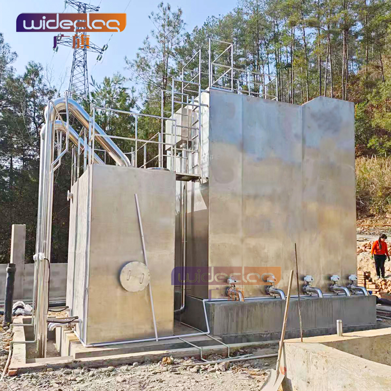 河水全自动原水过滤净化器 清又清厂家专业制造重力式一体化净水设备