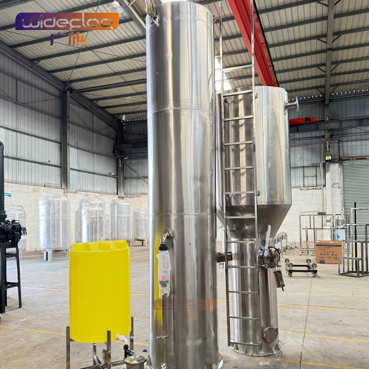 鱼塘 虾塘 水鱼塘养殖用水一体化净水设备 广旗双柱型一体化净水设备