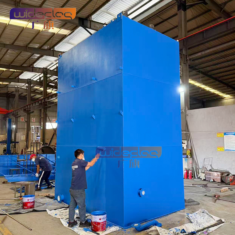 反洗耗水量小重力一体化净水器 农村安全饮水工程重力无阀设备